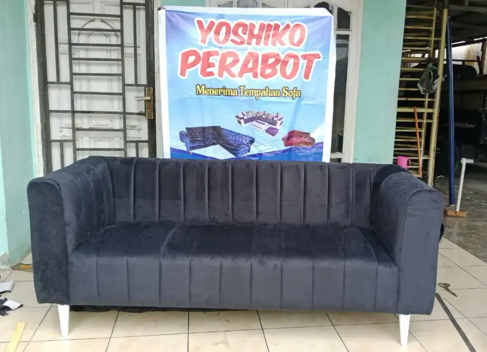 Yoshiko perabot - sofa 3 person motif liris