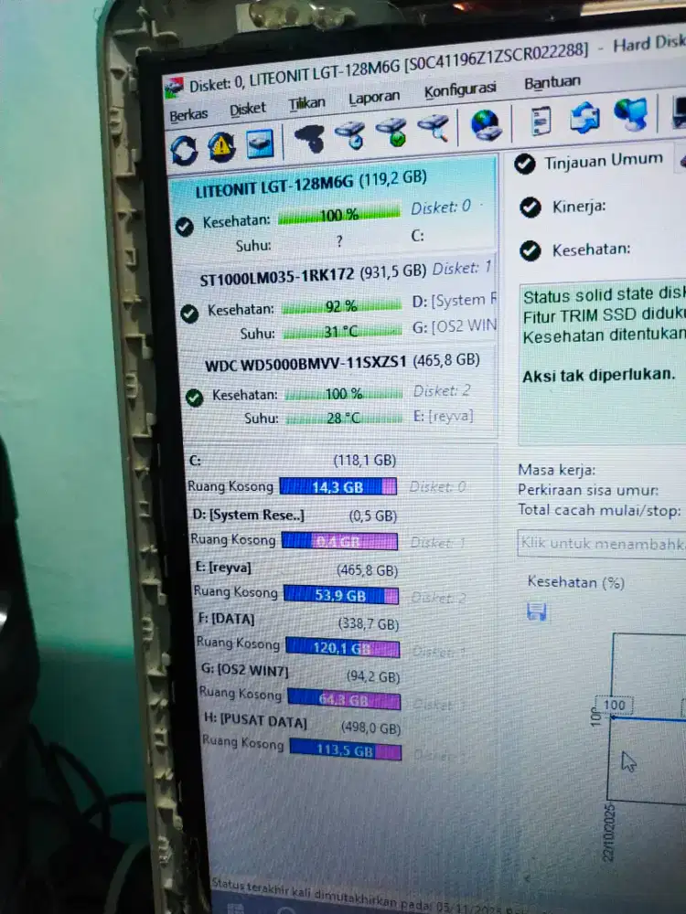 jual hardisk eksternal  rakitan normal