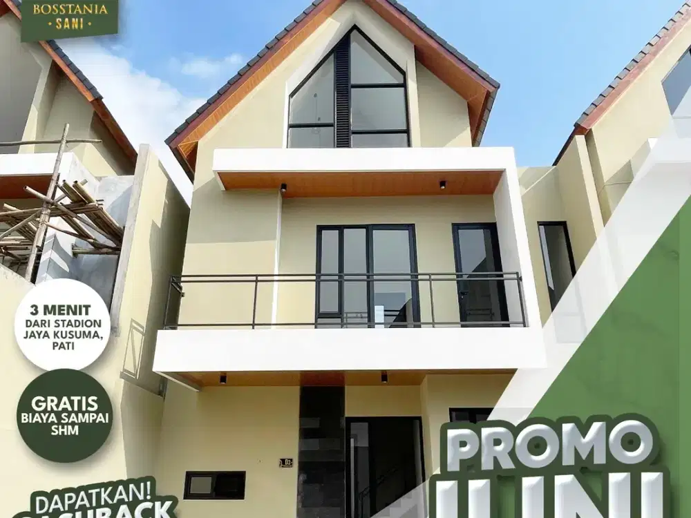 Rumah 2 Lantai Eksklusif, Full Fasilitas & Lokasi Strategis