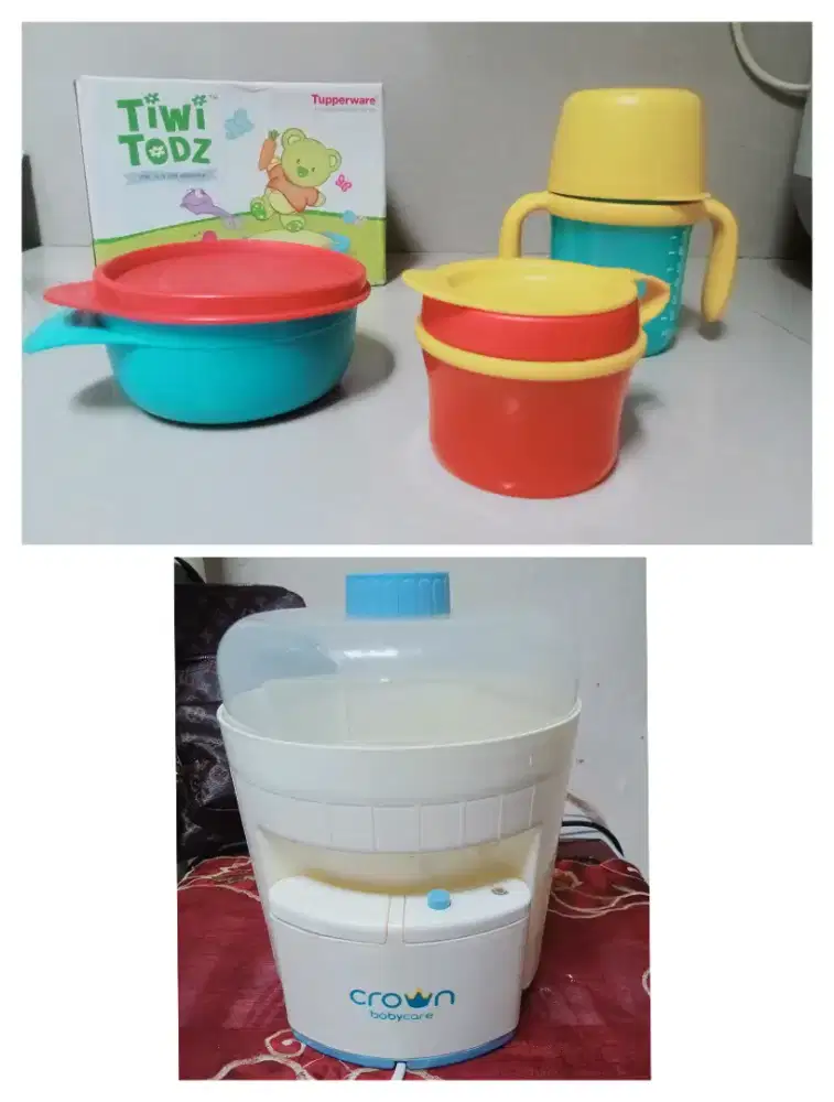 Steril botol & tupperware set