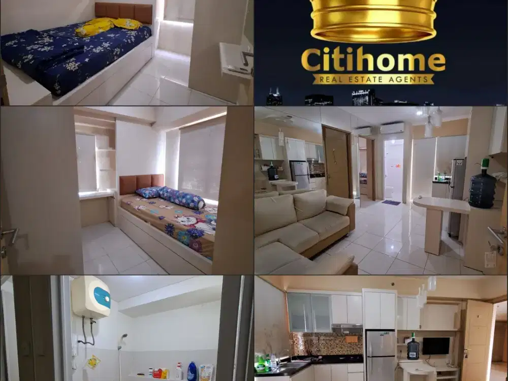 Menyewakan apartemen educity 2br bulanan bycitihome