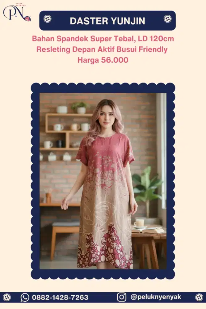 Daster Yunjin Peluk Nyenyak