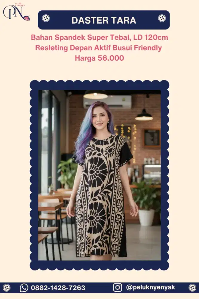 Daster Tara Peluk Nyenyak