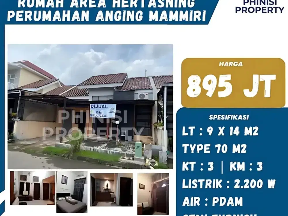 Dijual Rumah Murah Semi Furnish Di Perumahan Angin Mamiri