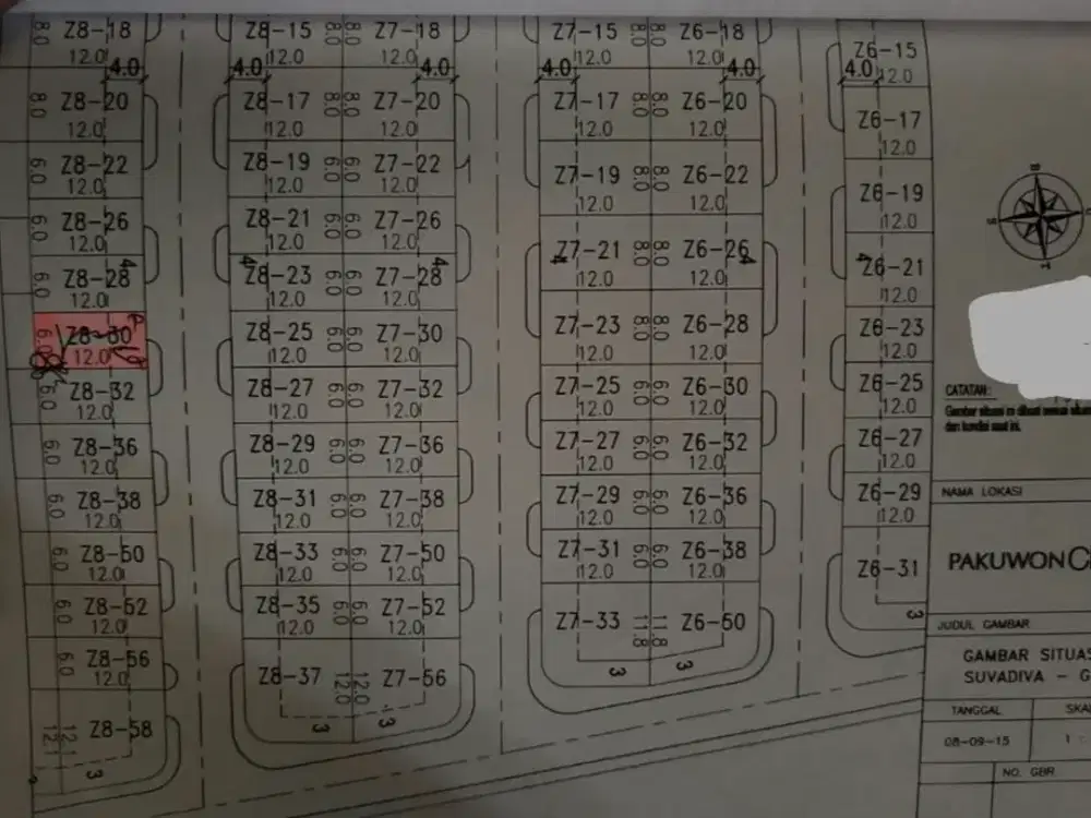 1990. Tanah Kavling cluster Suvadiva Pakuwon City Surabaya Timur