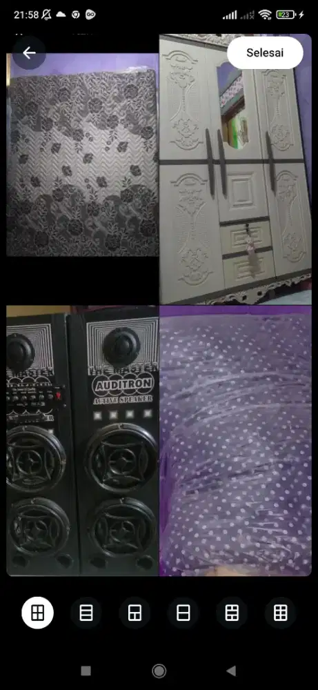 Kasur Erland ,lemari,kasur ungu beli blm lama jual aja nih