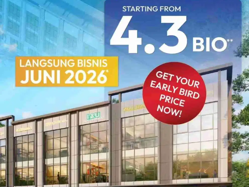 Ruko Silktown Avenue 2 Graha Raya Desain Modern Dekat Tol & Bintaro