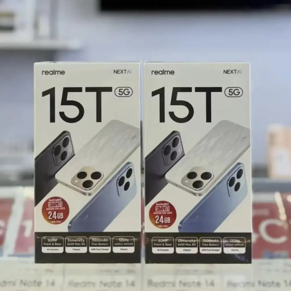 REALME 15T 5G series banyak promo Kuota 600 giga cuman 100k.buruan