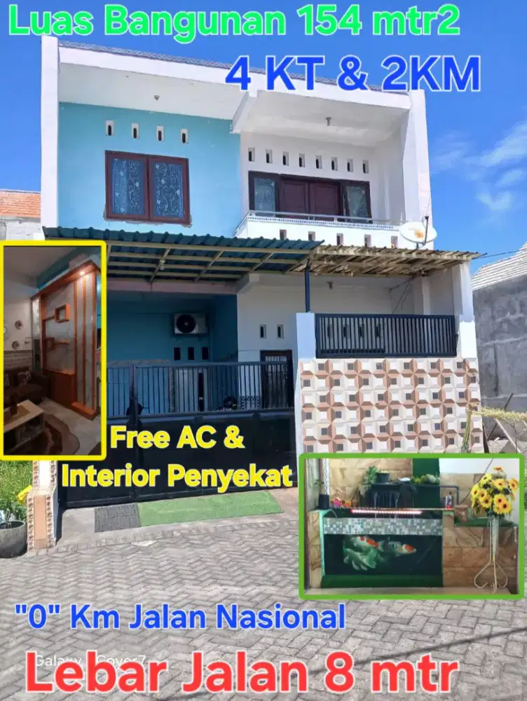 Dijual Rumah 2 lantai siap huni
