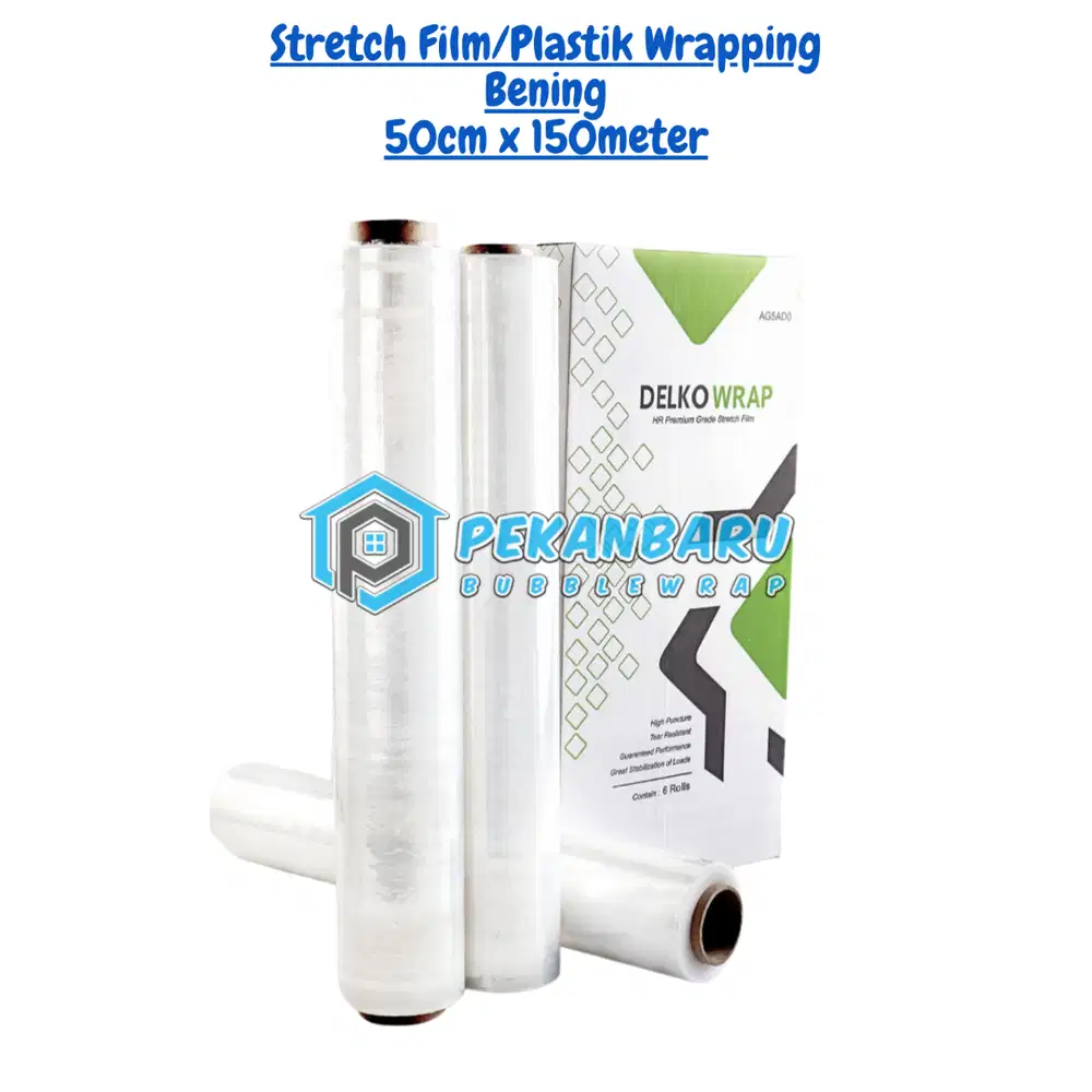 Plastik Wrapping / Stretch Film Bening 50cm x 150meter di Pekanbaru