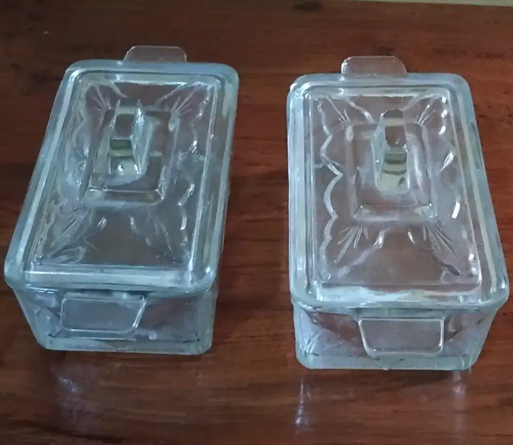 Jual tempat permen mini kaca bening