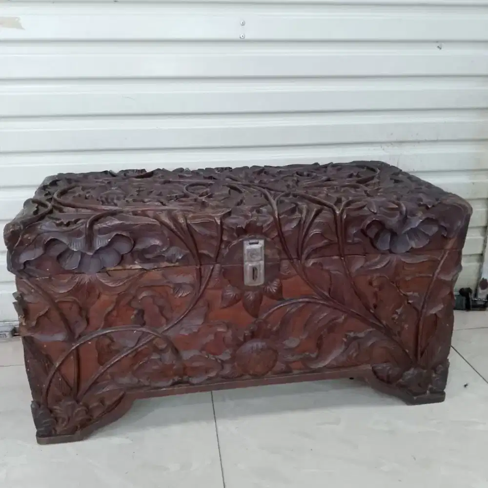 Peti pusaka , Box Pusaka, Kotak pusaka kayu ukir jati full