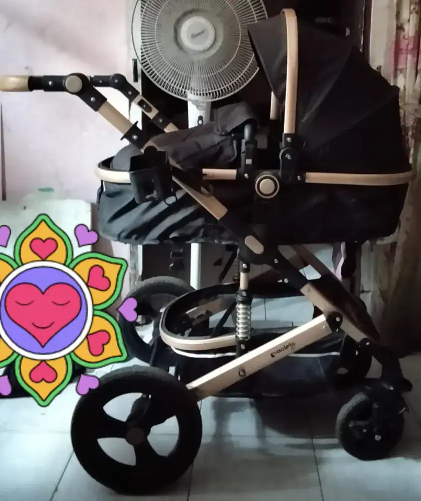 Stroller bayi lupa merk nya