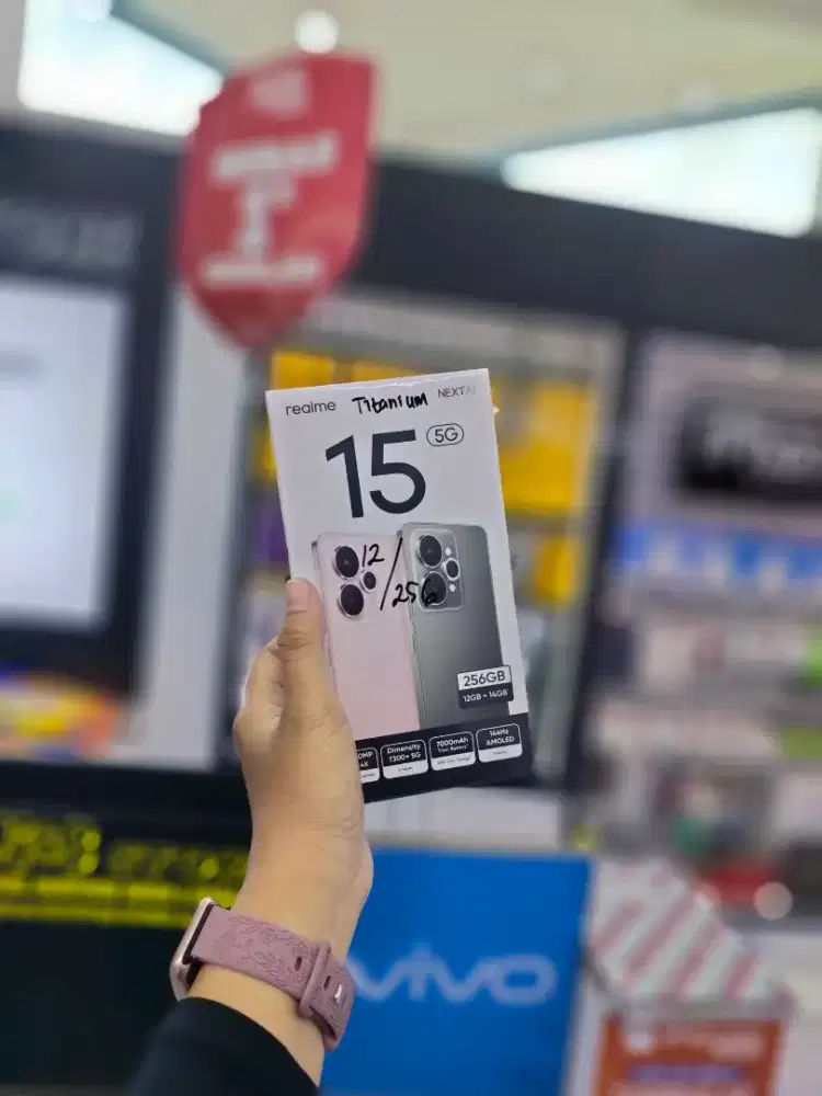 Termurah Realme 15 5G Ram 12+256GB NFC Garansi Resmi