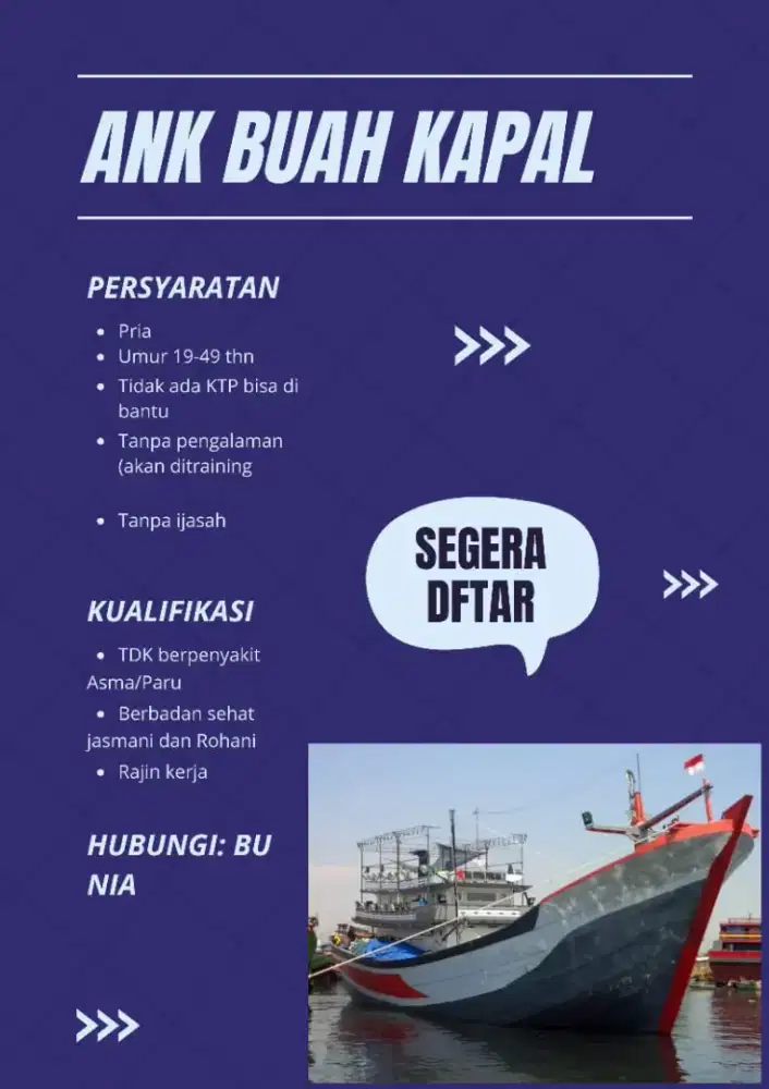 Loker ABK kapal (Boyolali)