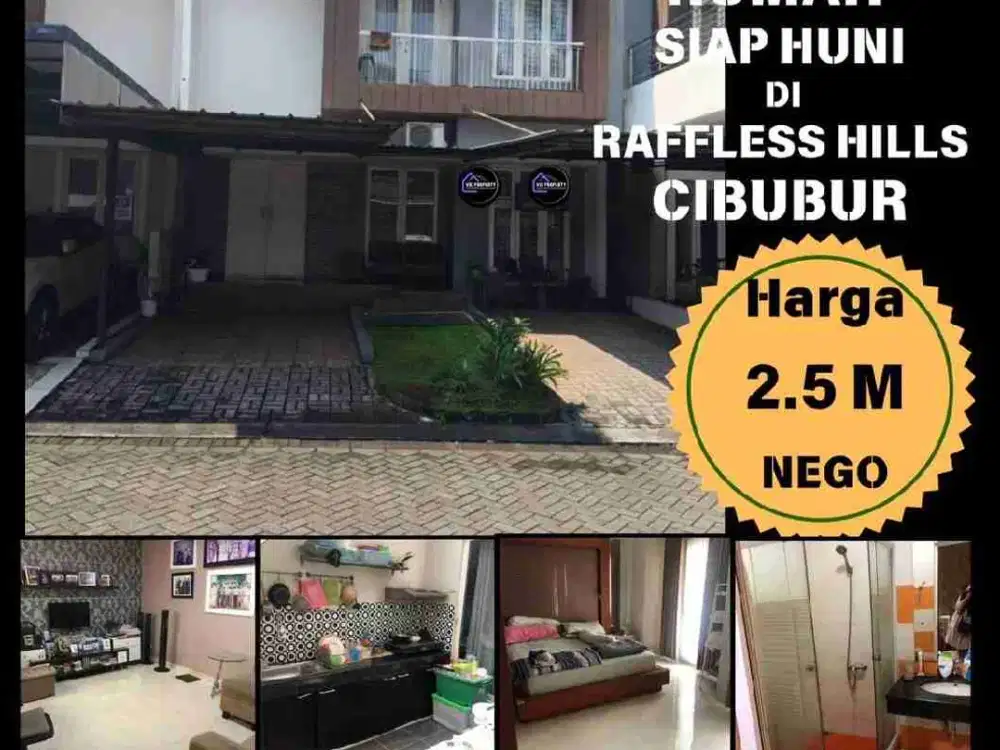 Rumah Rapi Siap Huni di Raffles Hills