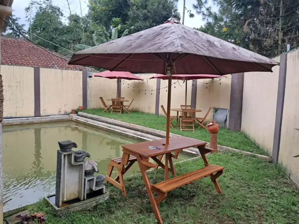 Jual saung paniisan dan pemancingan lokasi jatihandap bandung