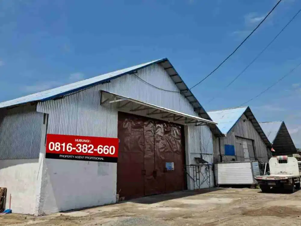 Disewakan Gudang 760m2 Komp. Pergudangan Sukarno Hatta Palembang