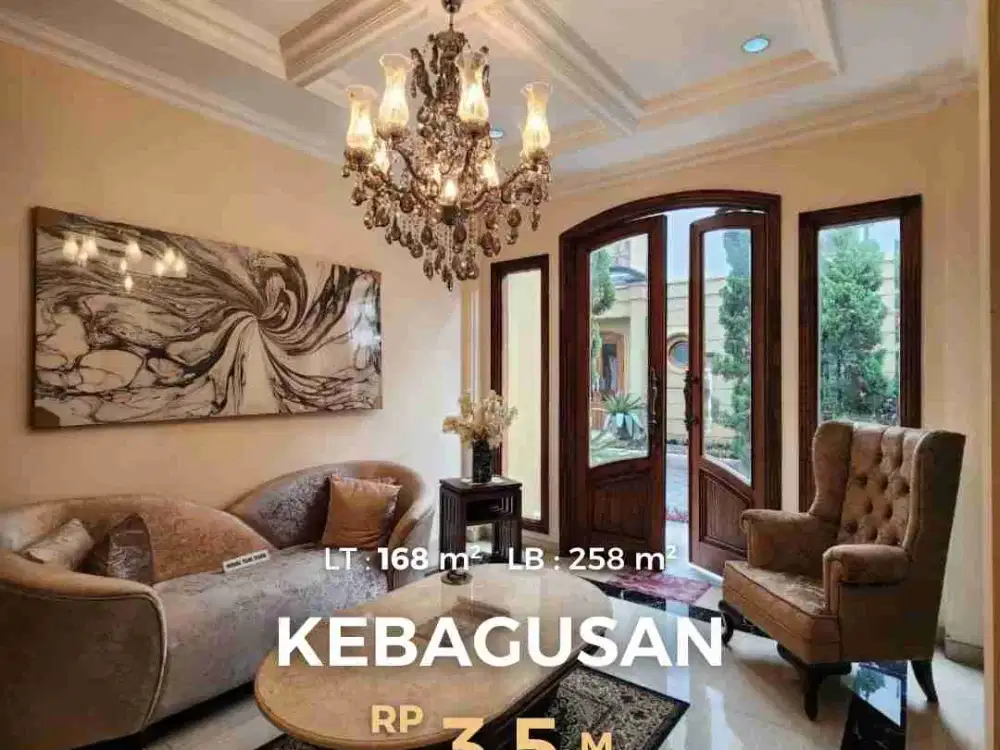 rumah full furnised siap huni di kebagusan lenteng agung