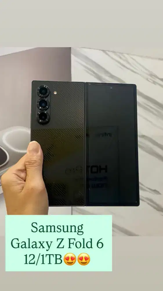 Samsung galaxy zfold 6 12/1TB black