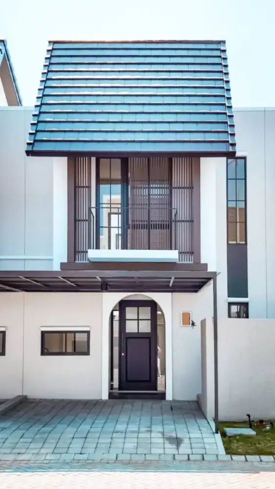 Rumah simple cantik 100% baru, kosongan, siap huni di amesta living