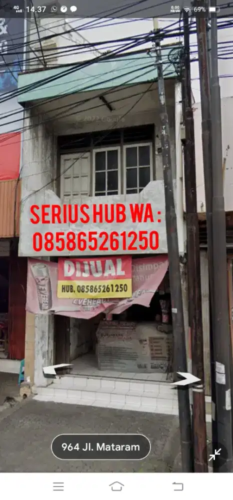 Ruko SHM jl.Mataram (MT Haryono) Peterongan