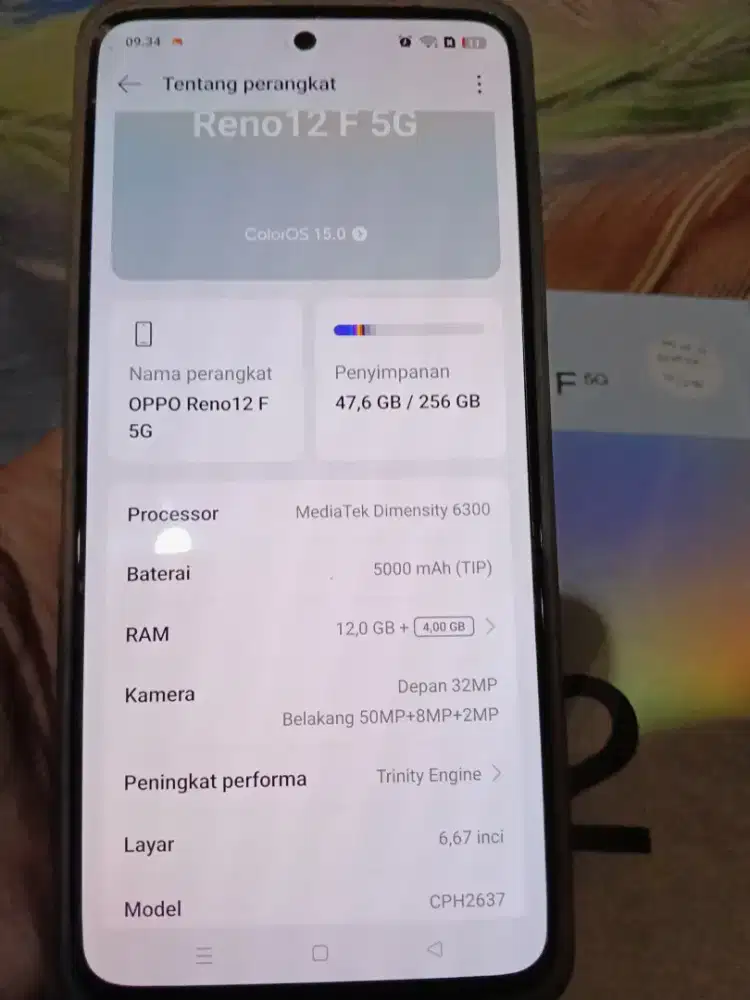 Jual hp Oppo Reno 12F