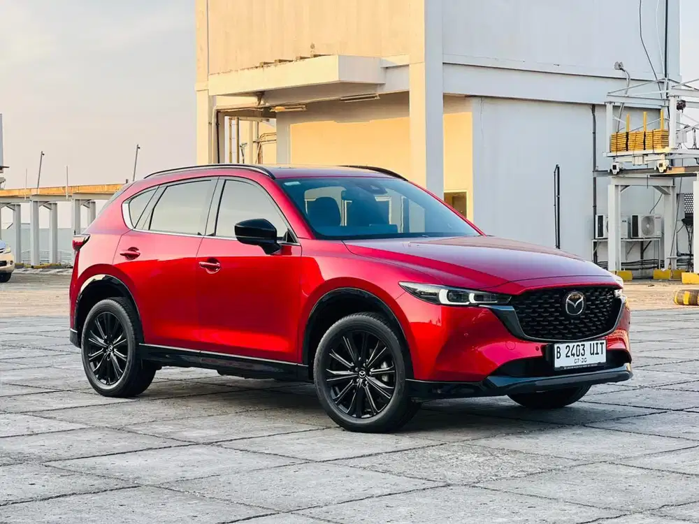 MAZDA CX5 KURO 2023, MERAH, KM 15rb PAJAK PANJANG