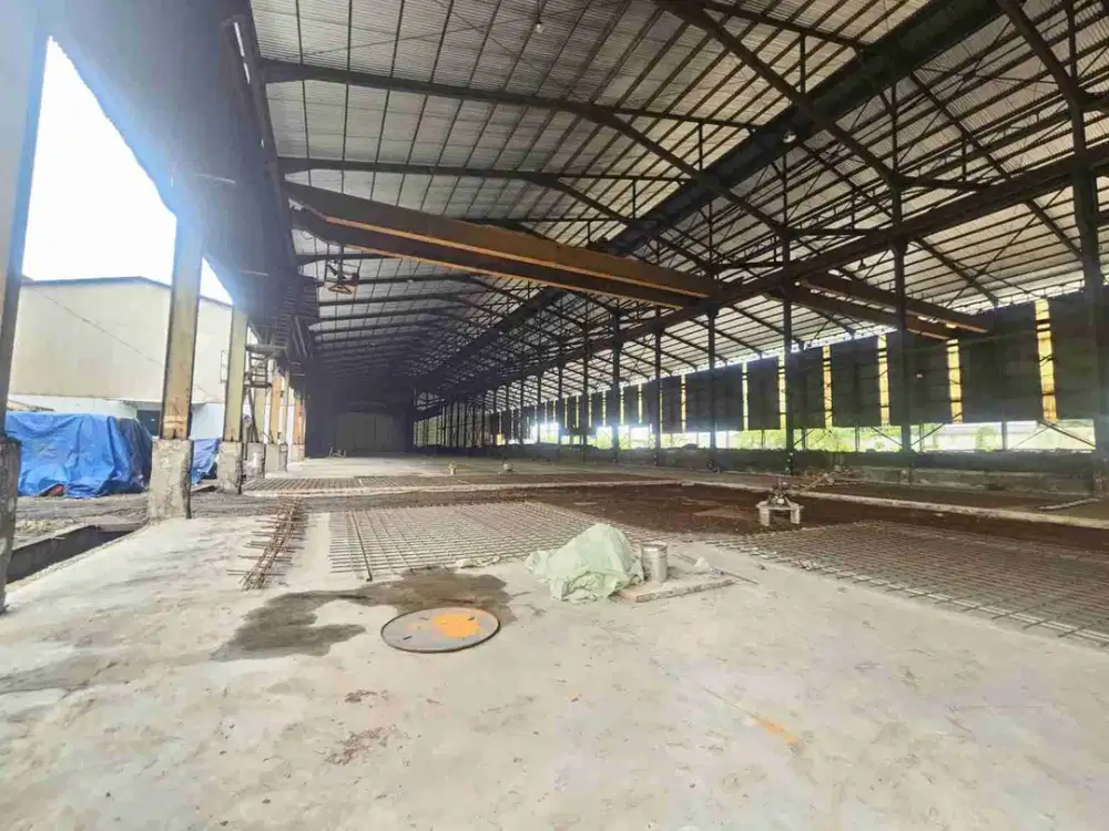 Gudang Murah Siap Pakai Tersedia Crane 10 ton di Tambun Bekasi