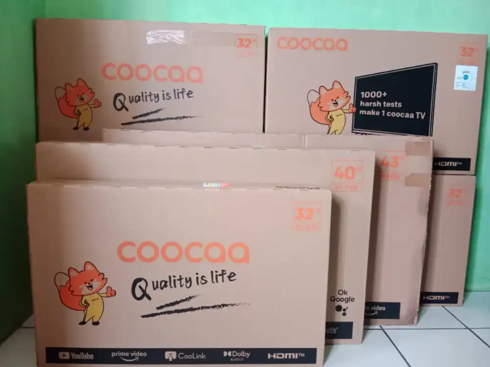 Tv LED coocaa smart digital 32 .40 dan 43 inch