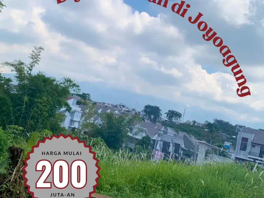 Investasi Tanah Kavling Joyoagung Mulai 200 Jutaan — Cocok untuk Hunian & Kost!