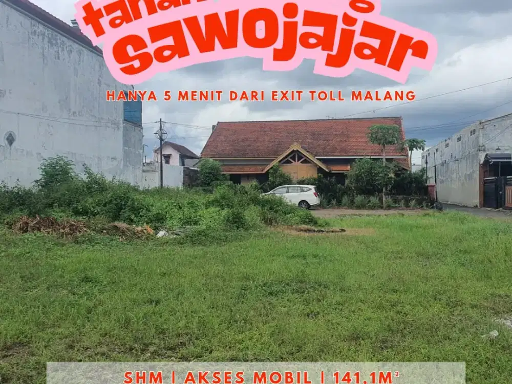 Dijual Tanah di Sawojajar Kota Malang — Lokasi Premium Dekat Fasilitas Umum!