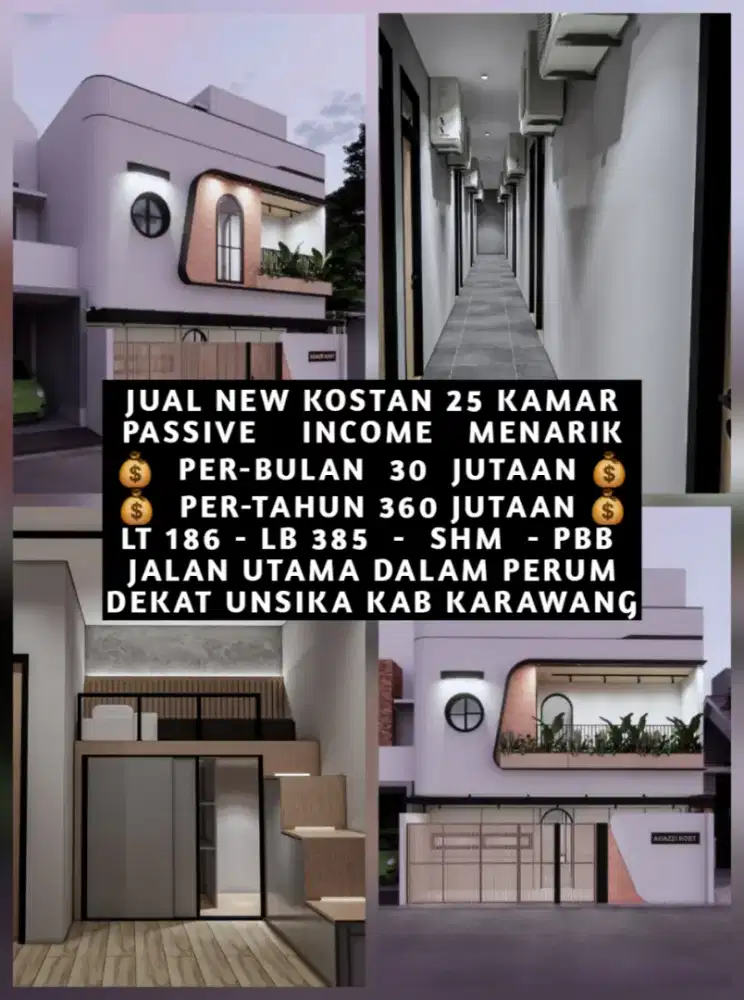 JUAL KOS KOST KOSAN KOSTAN DALAM PERUMAHAN DEKAT UNSIKA KARAWANG