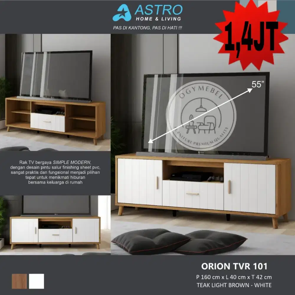 READY RAK TV ORION TVR 101 TERMURAH TELRARIS SALE