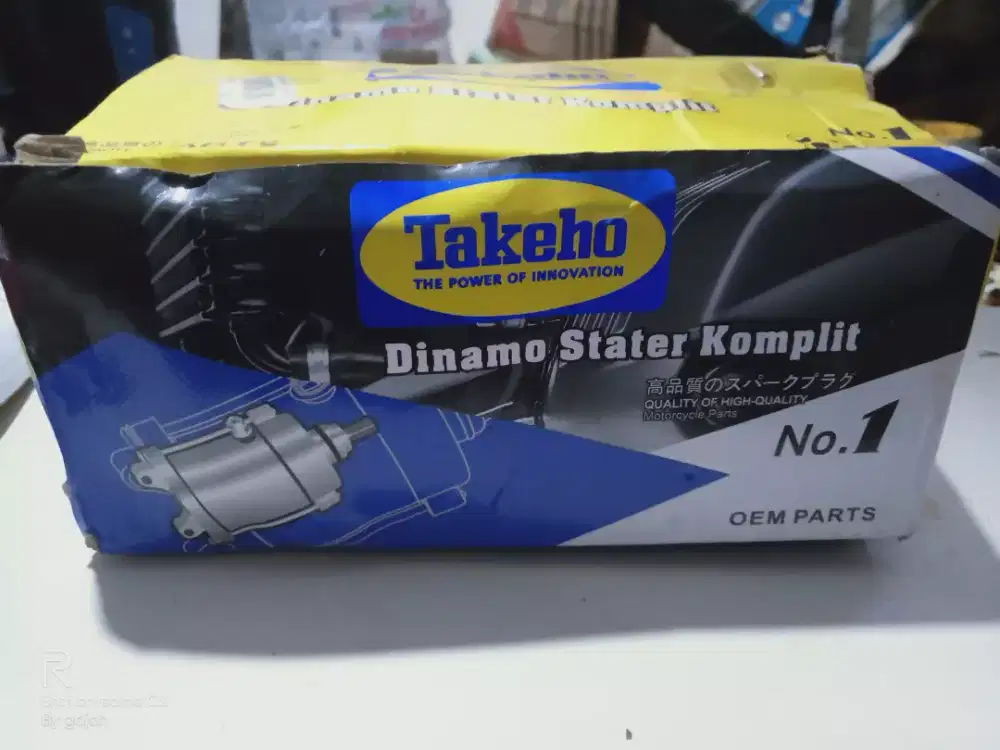 Dinamo starter Mio baru bonus kampas rem yamaha