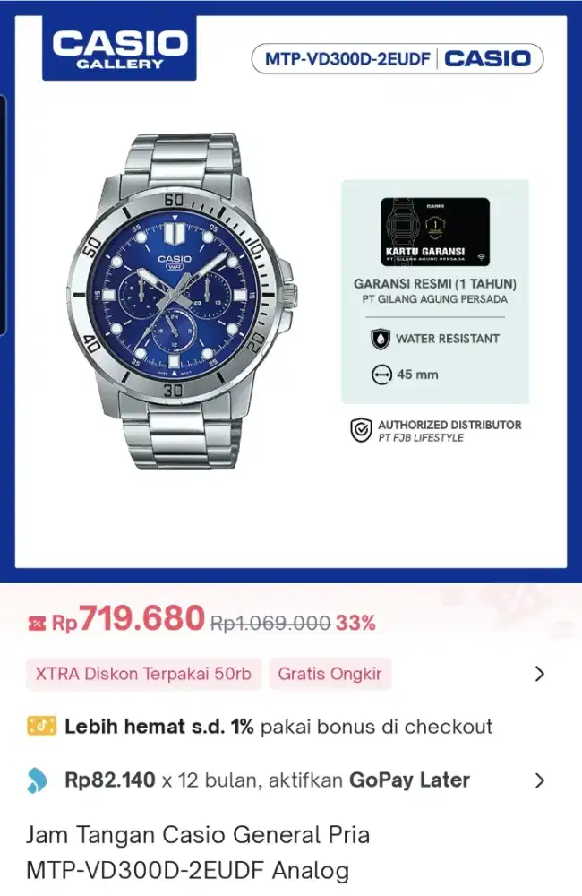 JAM TANGAN PRIA CASIO