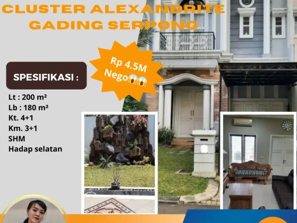 Jual Cluster Alexandrite lt. 200 Summarecon Gading Serpong Tangerang