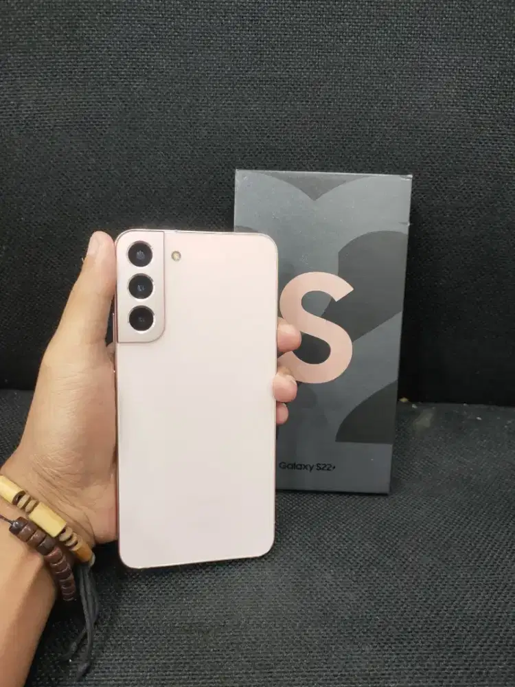 Samsung S22 Plus 8/256 peach resmi sein, fullset ori, mulus, nominus