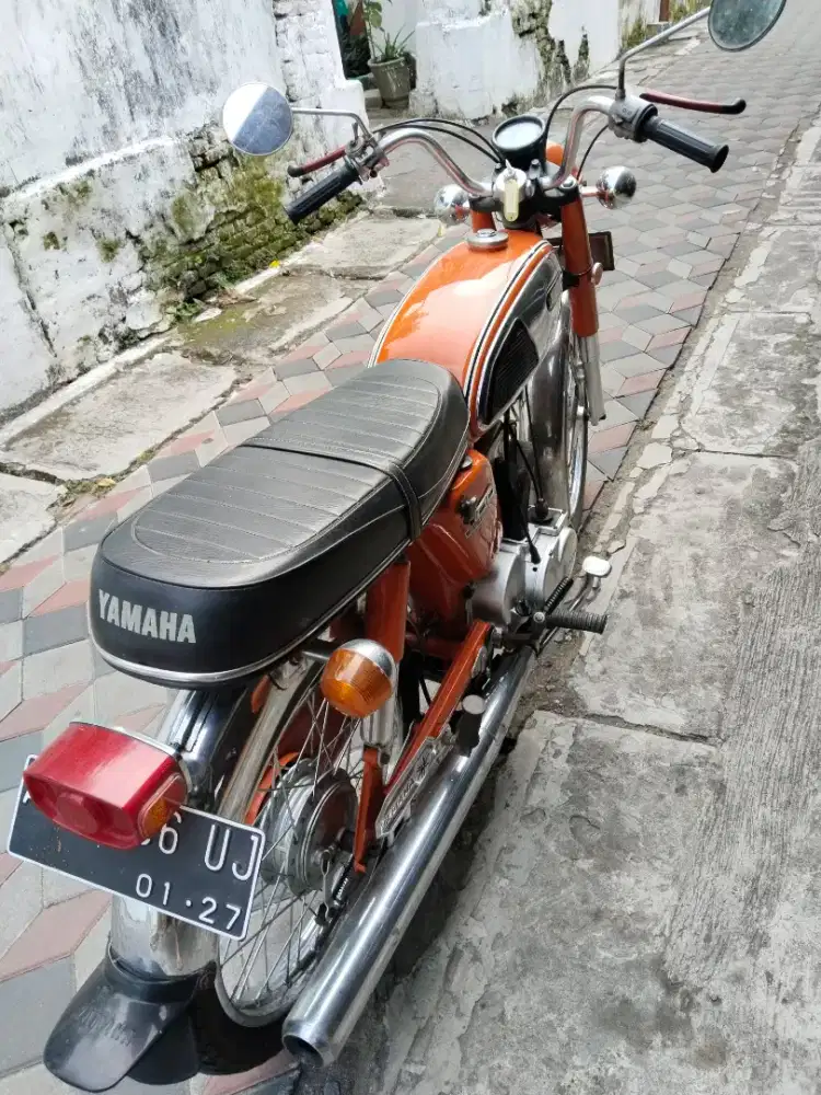 Dijual Yamaha L2S 1980 ORANGE(rare colour) 95% part ori