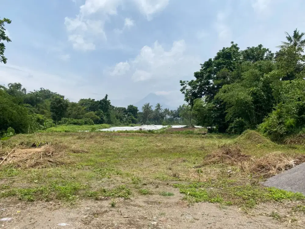 Tanah SHM View Merapi Barat Pasar Pakem Sleman, SIap AJB