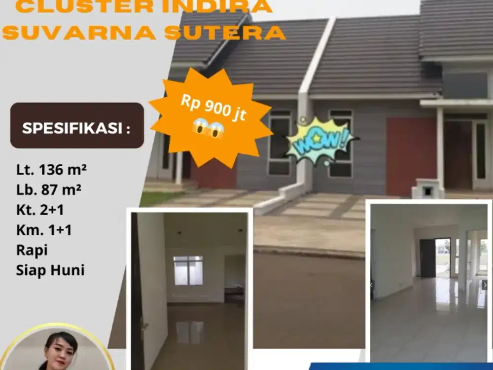 Murah Banget Indira Lt. 136 Suvarna Sutera Lavon Cikupa Tangerang