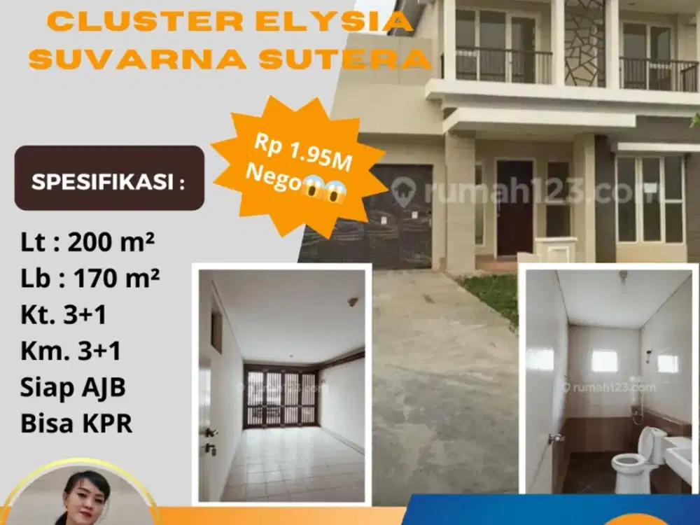 Murah Suvarna Sutera Elysia Lt. 200 Cikupa Tangerang