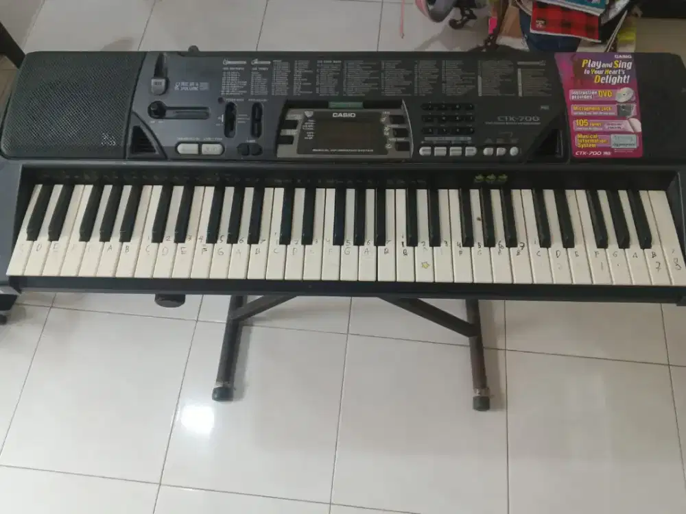 Keyboard Casio Ctk 700 free Stand