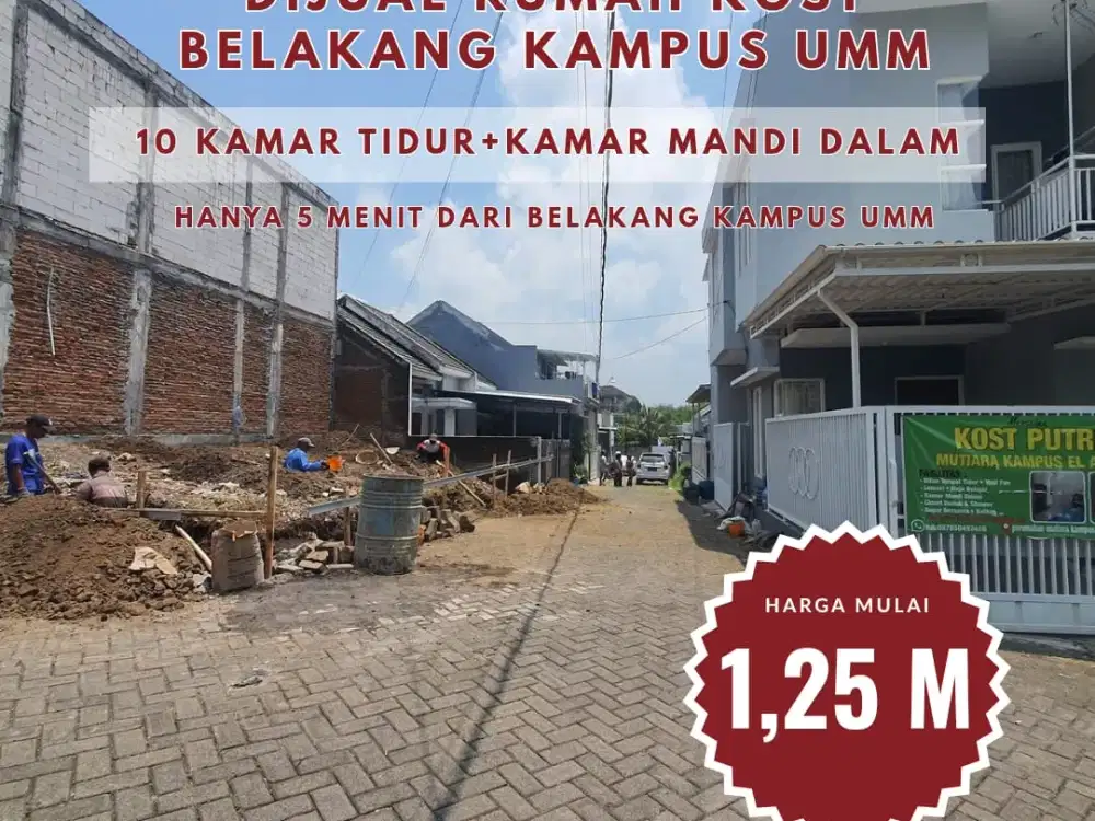 Kos Inden Bangun, hanya 5 menit dari Kampus UMM