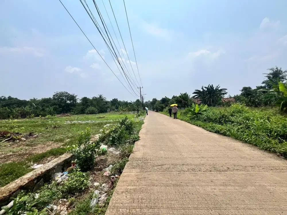 Tanah Cisauk Murah Pinggir Jalan - Strategis Dekat Stasiun & Tol