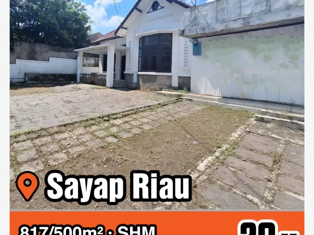 Sayap Riau Re Martadinata Bandung Kota, SHM, Murah, Cocok Kantor/Usaha