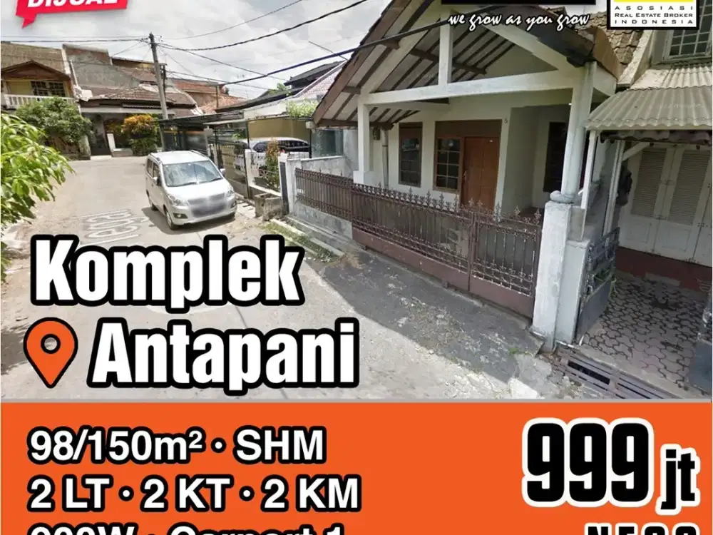 Antapani Bandung, Jalan Lebar, Murah, Jarang Ada