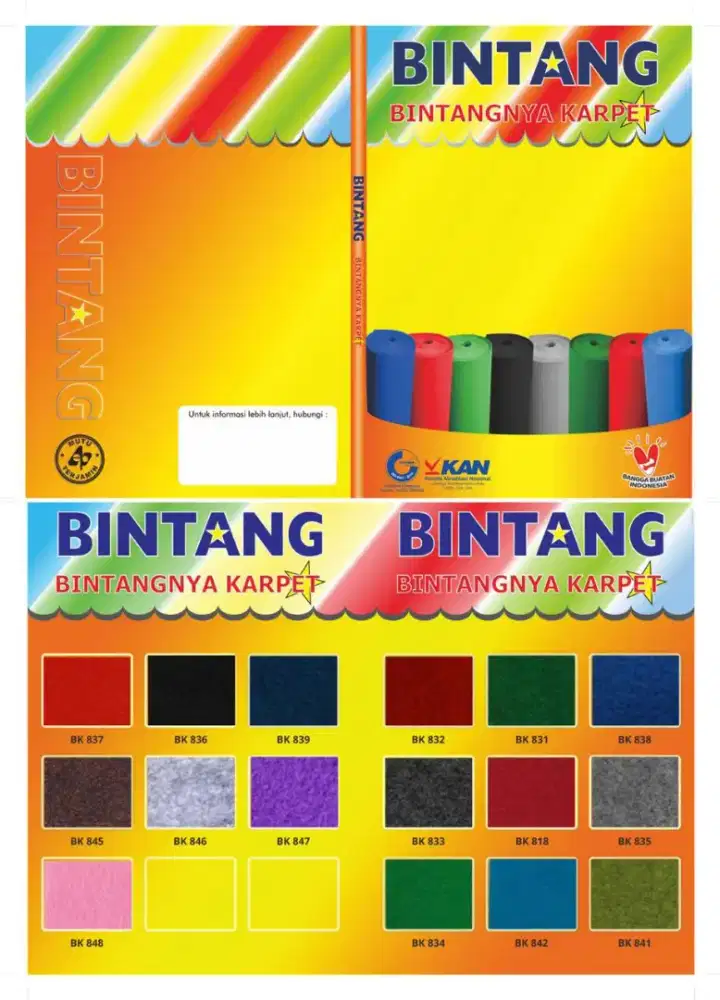 Karpet polos warna