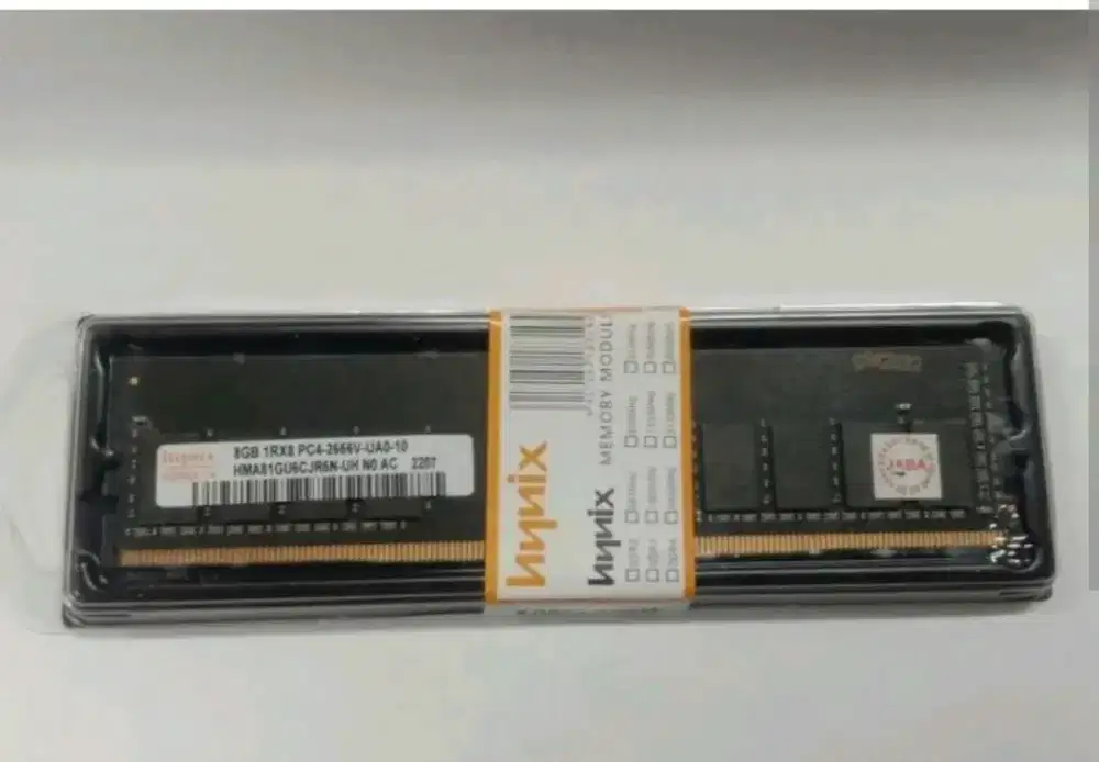 Ddr4 16 gb ( 2 x 8 gb) 2666 mhz