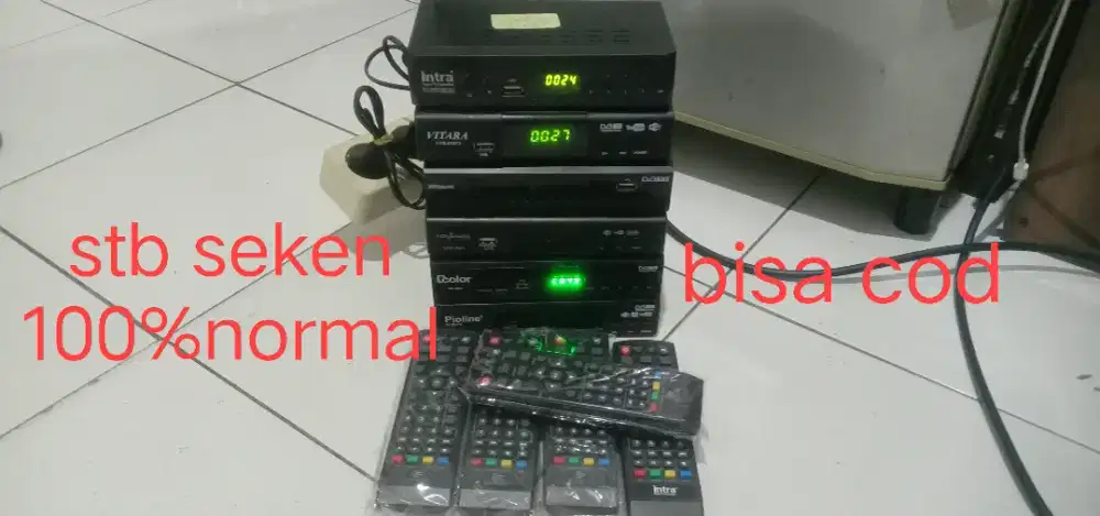 Stb/set top box dvb t2.untuk mengangkap tv digital